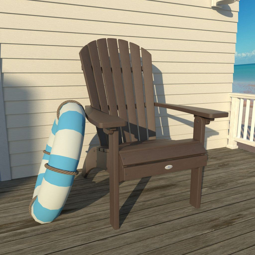 Waterfall Comfort Height Adirondack Chair, Mangrove Brown