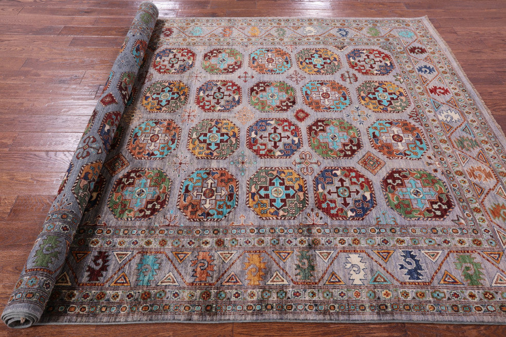 6' 8" X 9' 9" Bokhara Handmade Wool Rug - Q12194