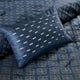 Madison Park Biloxi 7 Piece Comforter Set in Navy