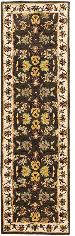 Safavieh Heritage Hg819A Black, Ivory Area Rug