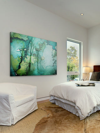 "Oceanic Watermark" Fine Art Canvas Print, 18"x12"