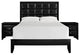 Modern Contemporary Bedroom 3-Piece SetQueen Bedroom Set Black