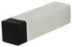 Square Shape Door Stop, Wall Mount, Satin Stainless Steel