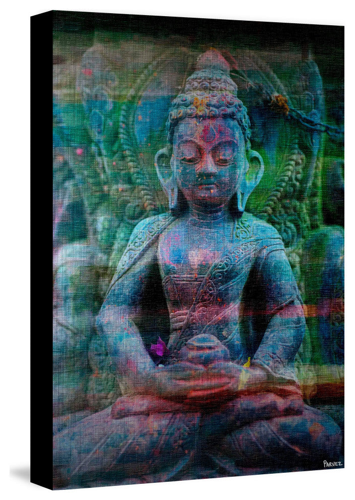 "Haldia" UV Ink Print on Brushed  Aluminum, 40"x60"