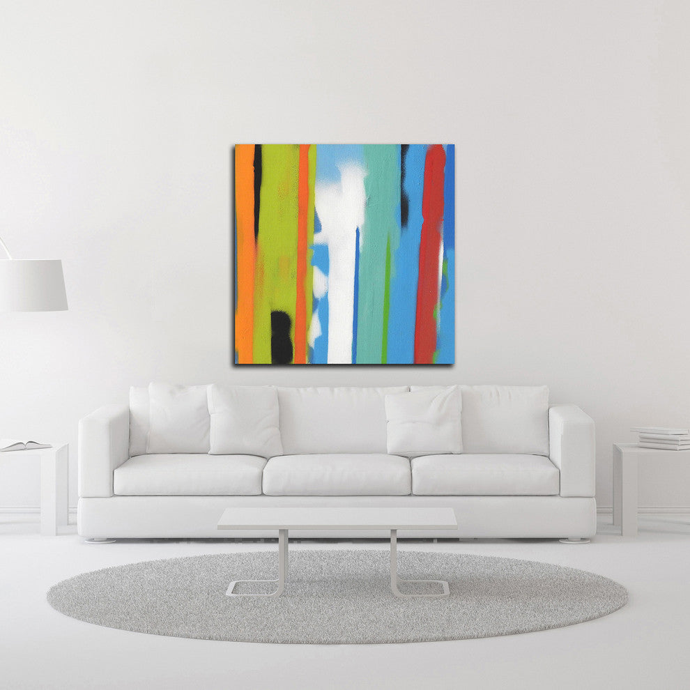 Urban Summer 23 by Gill Miller, Print on Canvas, 30"x30"