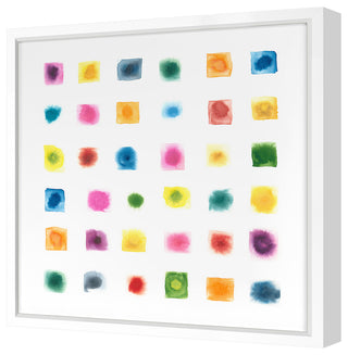 Test Pattern 1 Fine Art Print, White, 40"x40"