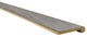 Flush Stair Nose, Compass Collection, 8', Grey