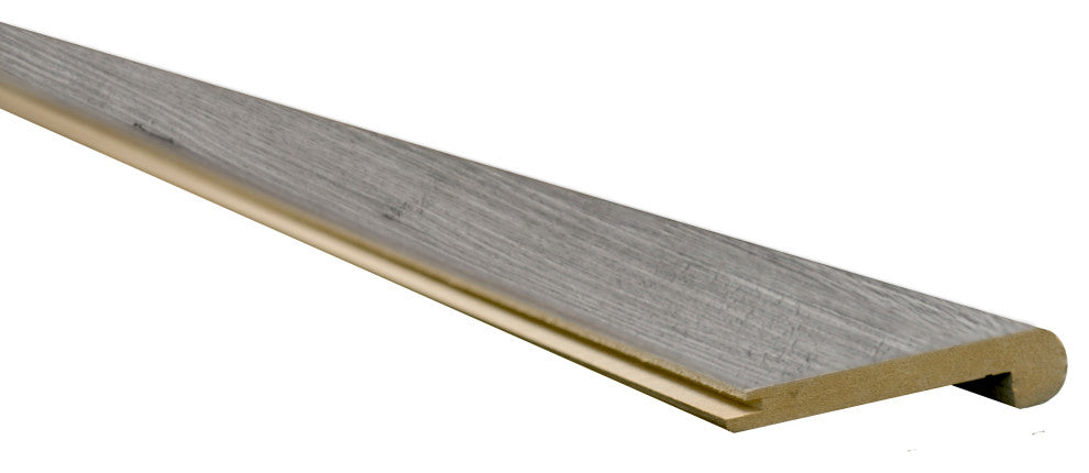 Flush Stair Nose, Compass Collection, 8', Grey