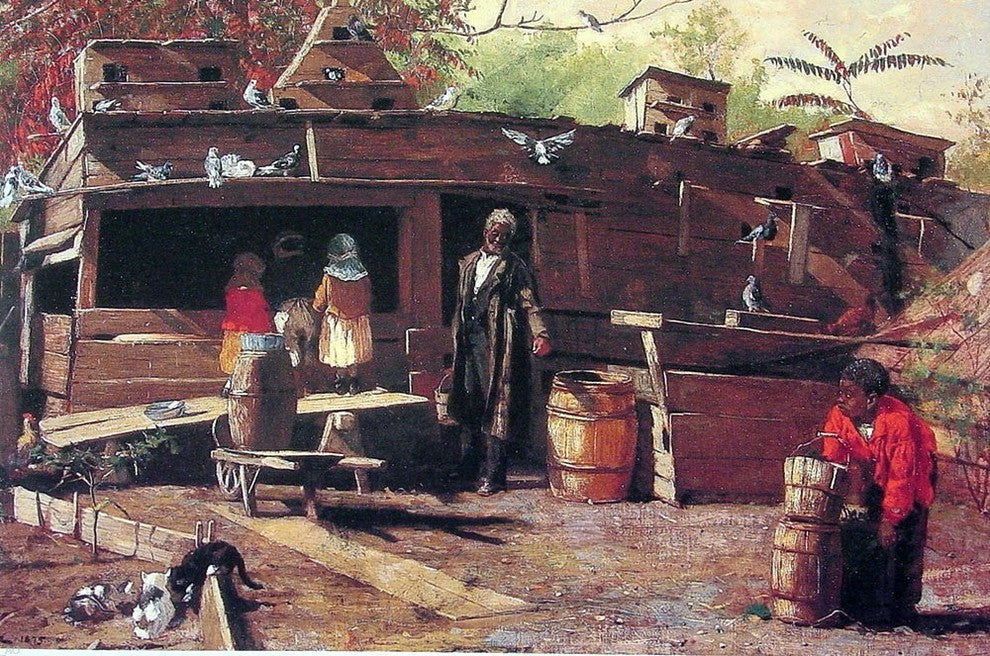 Winslow Homer Uncle Ned at Home, 18"x27" Wall Decal