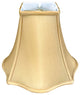 Royal Designs Flare Bottom Outside Square Bell Lamp Shade, Antique Gold, 7x16x12