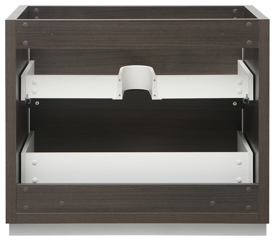 Fresca FCB8436GO Valencia 36" Gray Oak Free Standing Modern Bathroom Cabinet