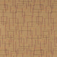 Beige Burgundy Orange Geometric Squares Durable Upholstery Fabric By The Yard