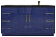 Rosa 60" Free Standing Modern Vanity, High Gloss Night Blue, Matt Black Top