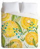 Deny Designs Cori Dantini Sun Burst Flowers Duvet Cover - Lightweight
