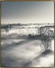 30x38 Misty Fall II, Framed Artwork, Gold