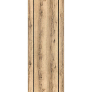 Slab Barn Door Panel 36 x 80 | Planum 0017 Oak with  | Sturdy Finished