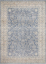 Dark Blue/Ivory Pandora Rug, 3'9"x5'9"