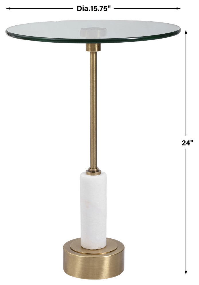 Uttermost Portsmouth Round Accent table