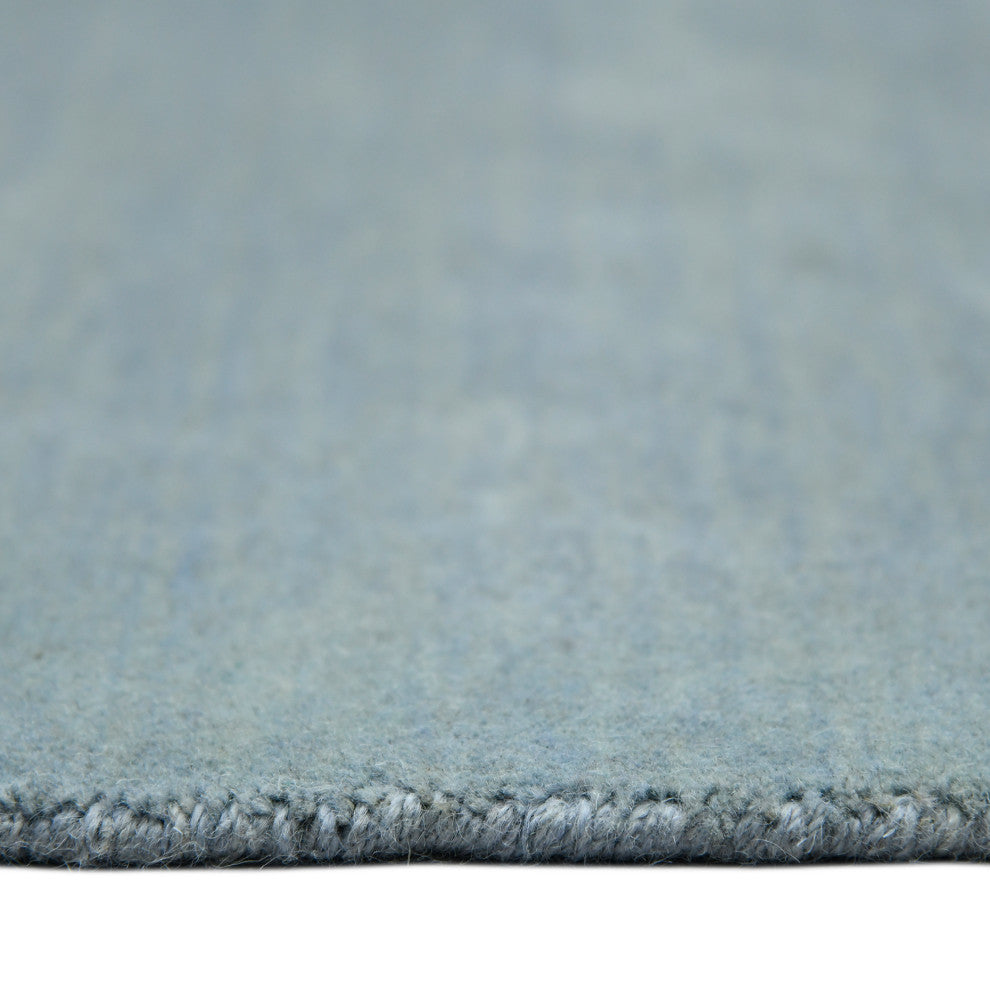 Arizona Rye Area Rug, Light Blue, 5' x 8', Solid