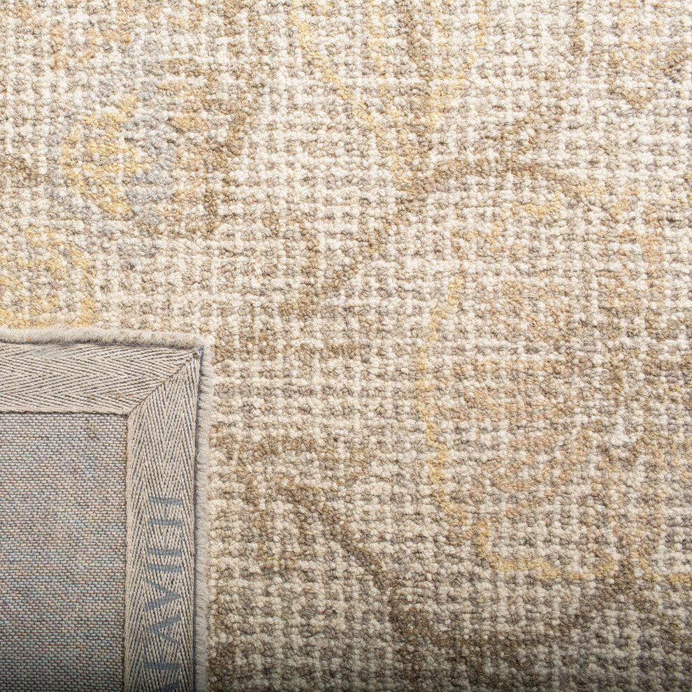 Safavieh Couture Abstract Collection, ABT527 Rug, Light Grey/Ivory, 2'3"x8'