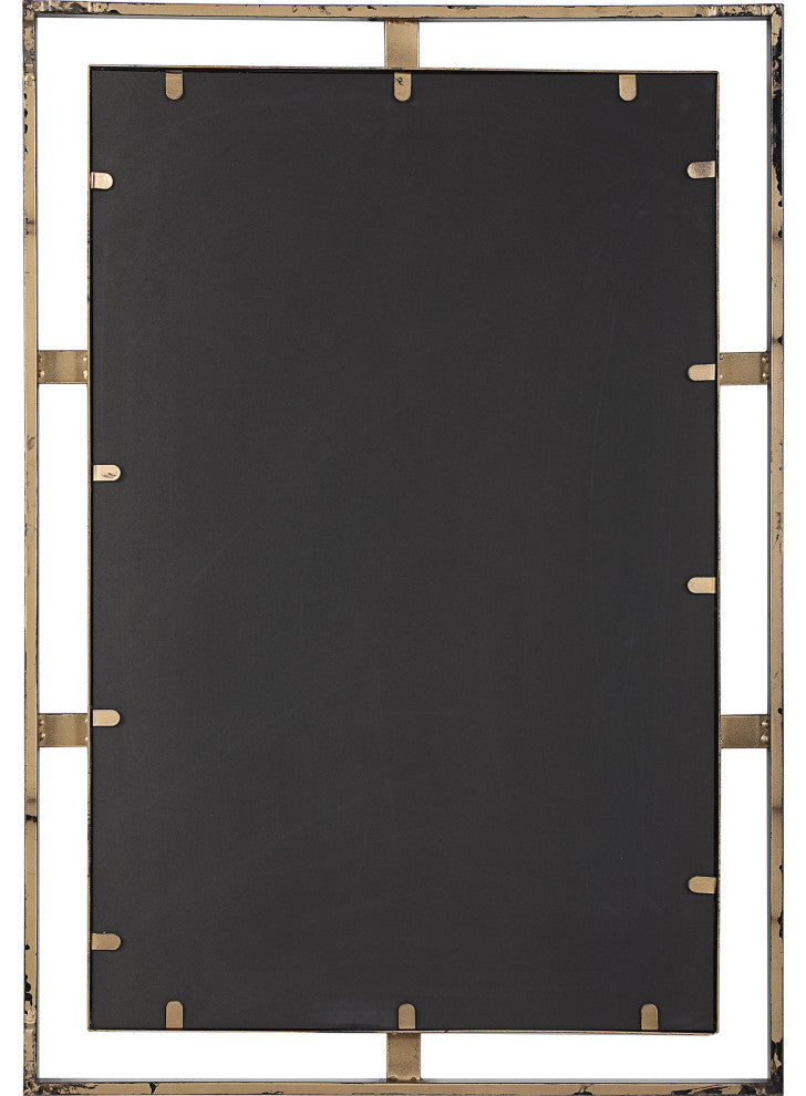 Uttermost Carrizo Gold and Bronze Rectangle Mirror