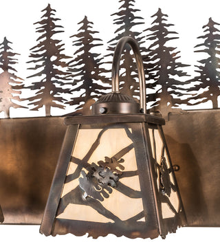 28 Wide Spruce Pine 3 Light Vanity Light