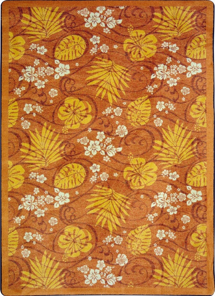 Kaleidoscope Rug, Trade Winds, 3'10"x5'4", Coral