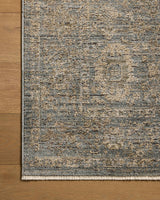 Loloi Priscilla Blue / Sand 18" x 18" Sample Rug