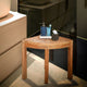 Seven Seas Teak Corner Shower Stool