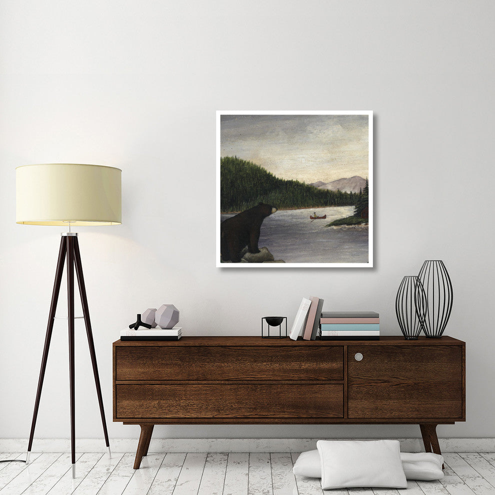 "North Woods Bear II" Digital Paper Print by David Carter Brown, 38"x38"