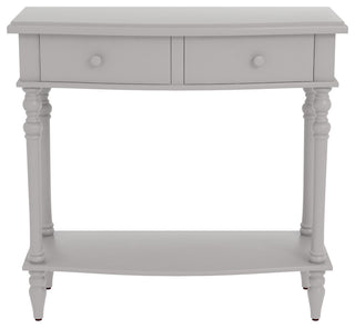 Hamilton Accent End Table With 2 Drawers, 30 1/4" Tall, Gray