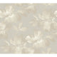 Gray Midnight Blooms Wallpaper