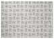 Criss Cross Bunnies Easter Chenille Rug, Whisper White, 5'x7'