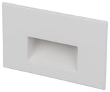 120V LED Horizontal Indoor/Outdoor Step/Wall Light 3000k, White