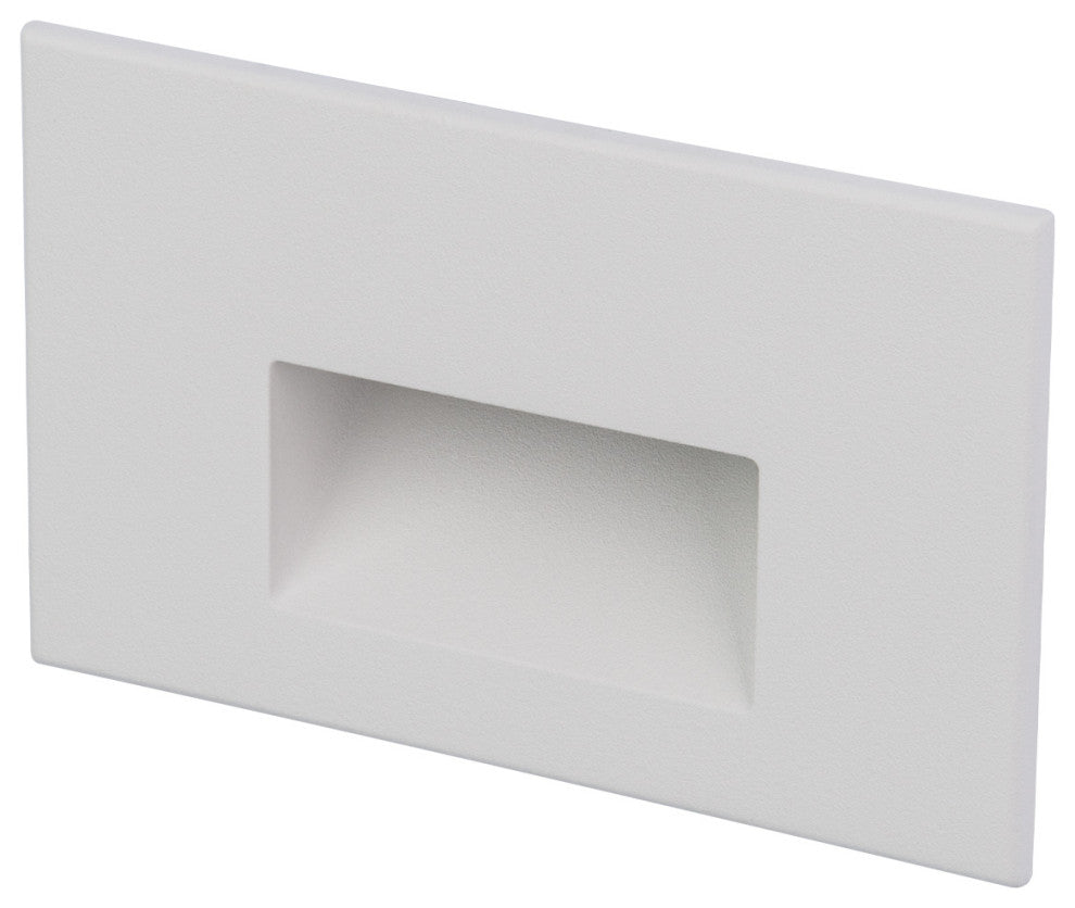 120V LED Horizontal Indoor/Outdoor Step/Wall Light 3000k, White