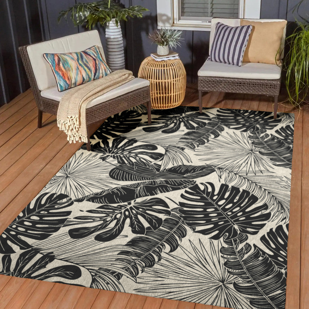 Indoor/Outdoor Tropics TC16 Eclipse Machine Washable 3' x 5' Rug