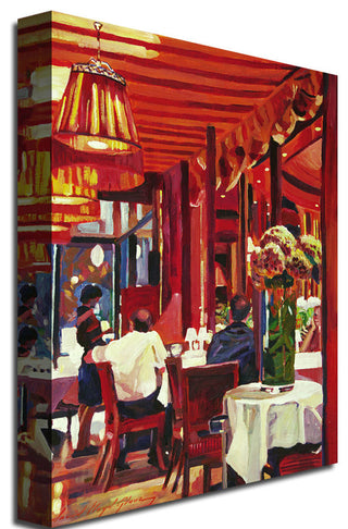 'Chez Parisian' Canvas Art by David Lloyd Glover