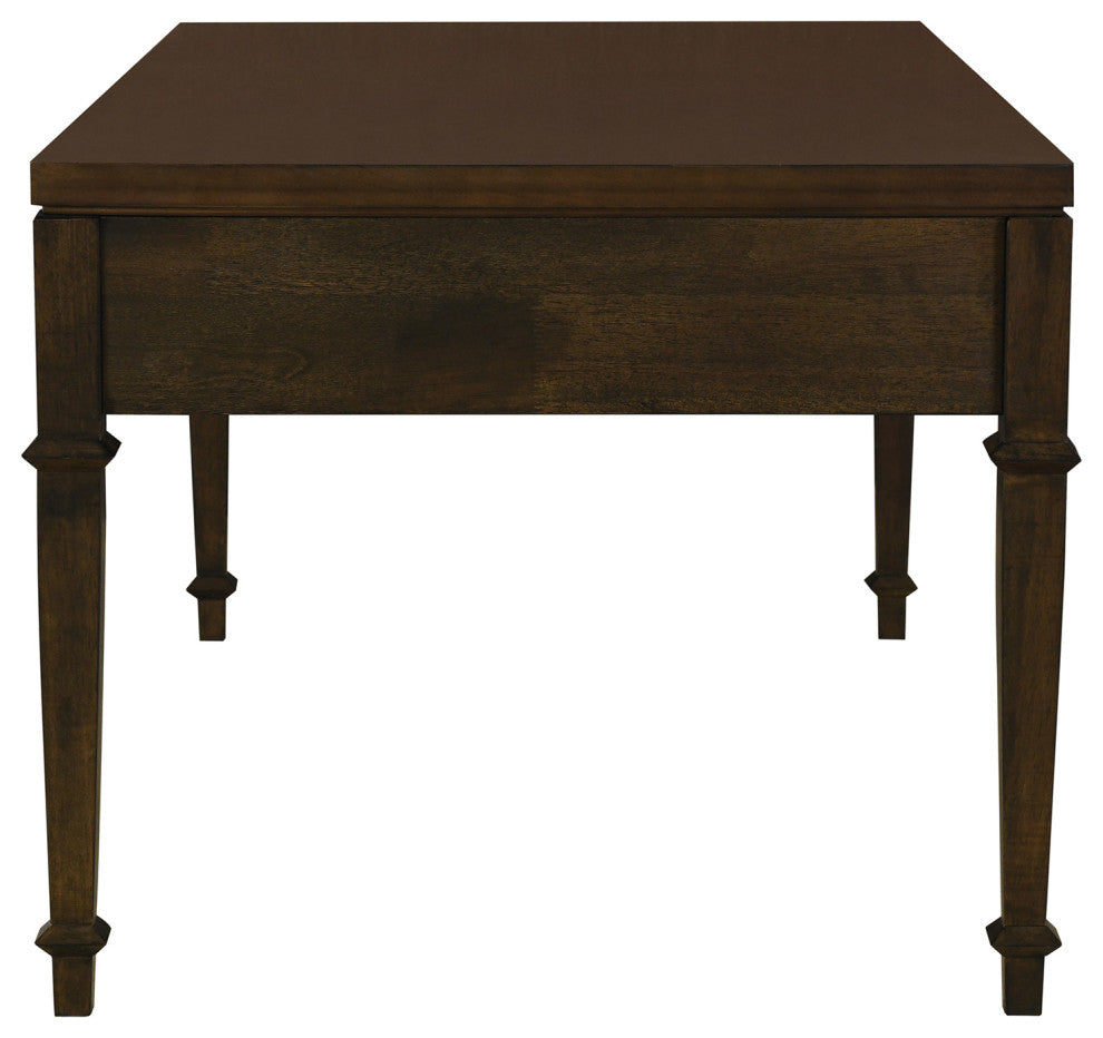 Martha Stewart Kenna Bed, Console Table, Nightstand, Brown, Coffee Table