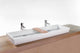 Vessel Sink VC 848A CUBE COLLECTION IN: 48x15x4.25, Matte