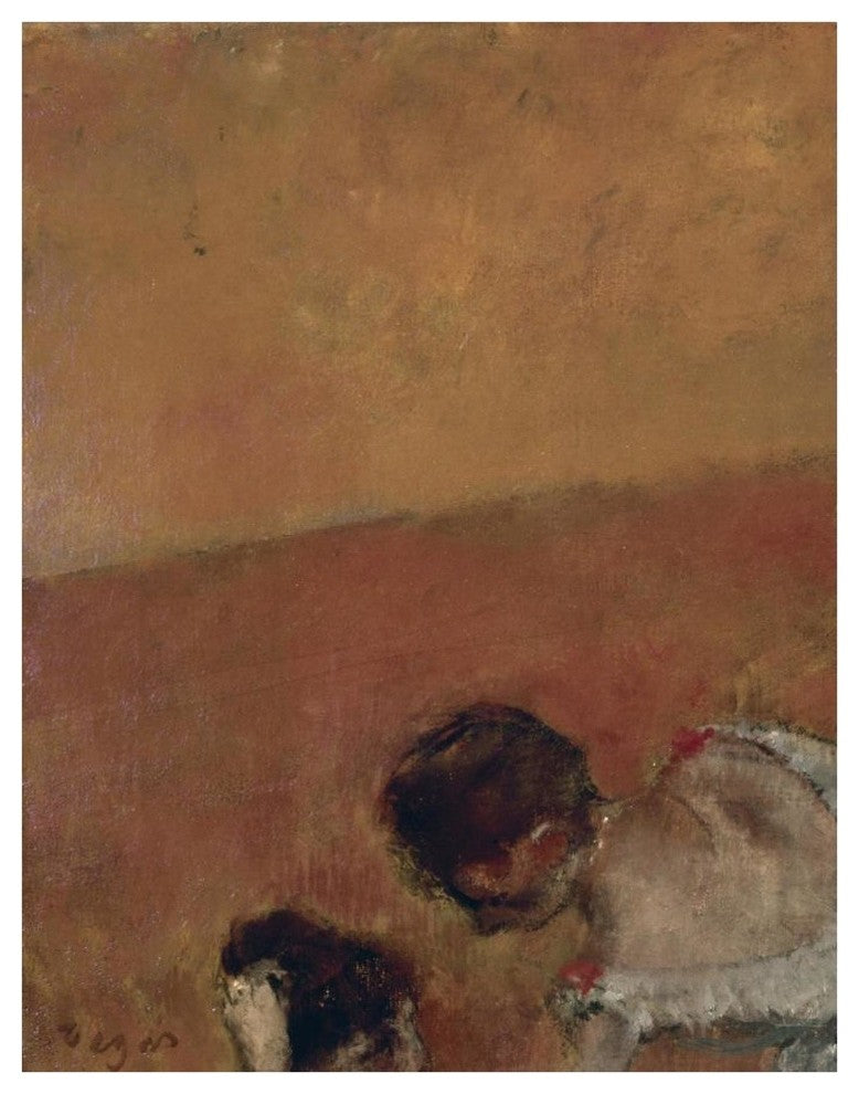 "Danseuses Montant Un Escalier (left)" Paper Print by Edgar Degas, 32"x42"