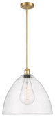 Innovations 516-1S-SG-GBD-164-LED 1 Light Pendant, Satin Gold