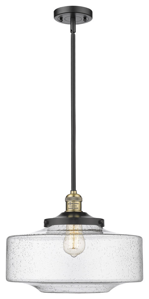 INNOVATIONS 201S-BAB-G694-16 1-Light Mini Pendant Black Antique Brass