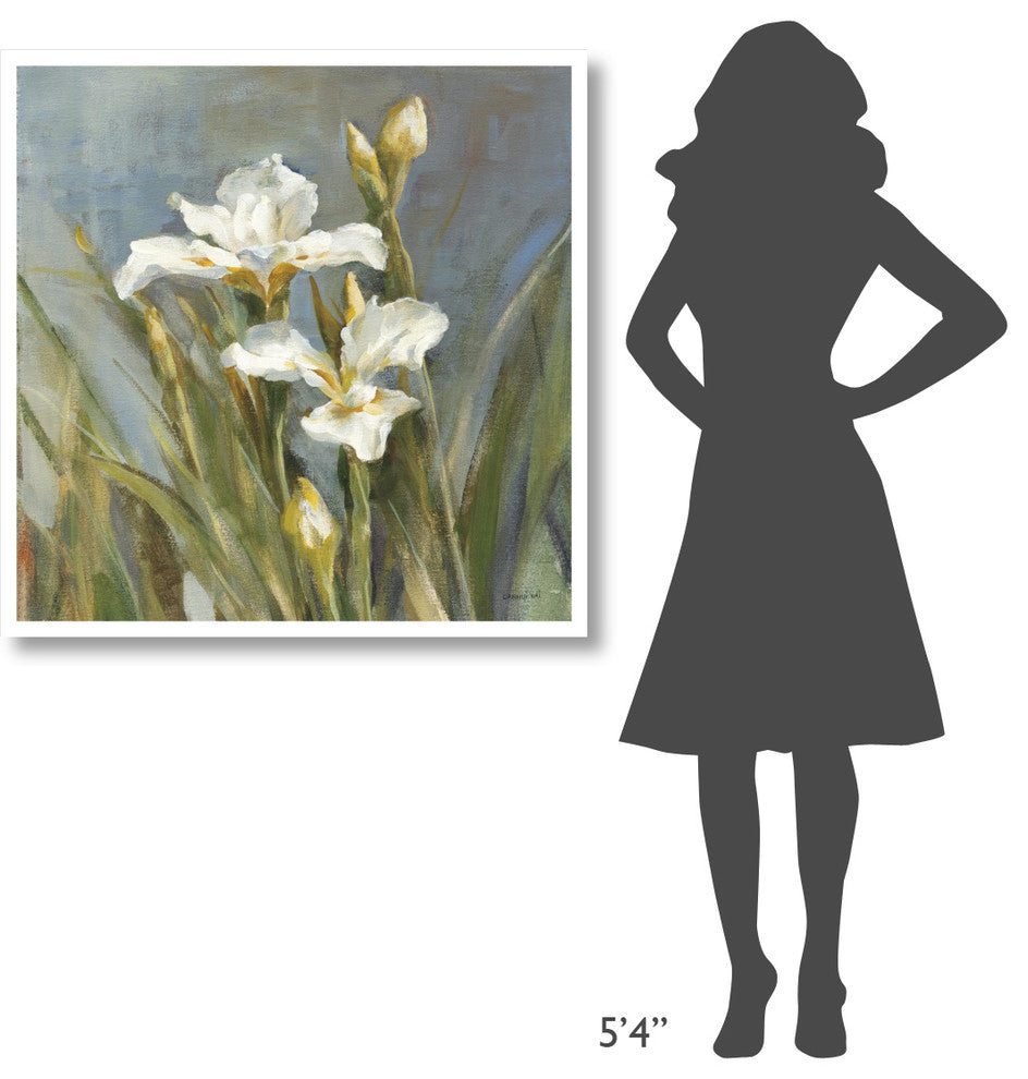 "Spring Iris II" Digital Paper Print by Danhui Nai, 38"x38"
