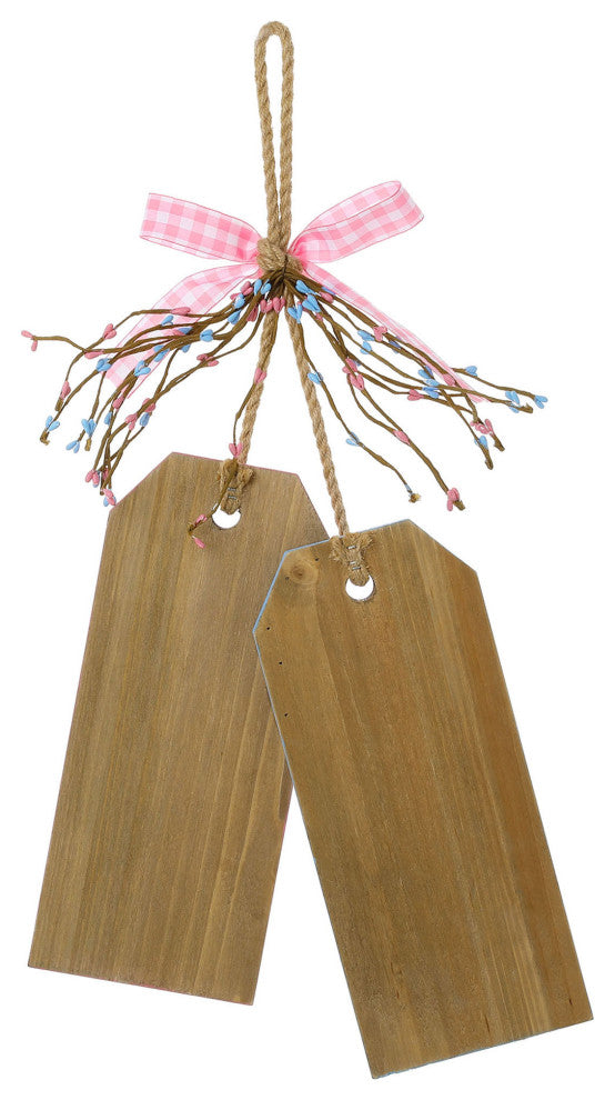 24'' Easter Wooden Doorknob Hanging Decor