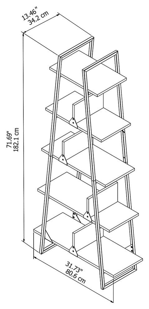 Refinery A Frame Bookshelf