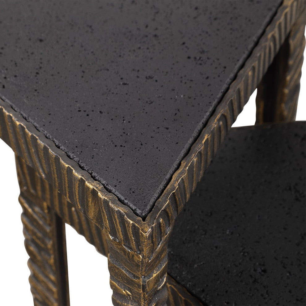 Uttermost Samiria Triangular Accent Tables Set of 2 24977