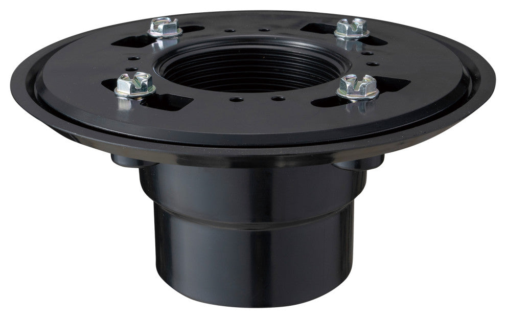 HEATGENE Shower Floor Drain Base Flange, 2"Threaded Adapter