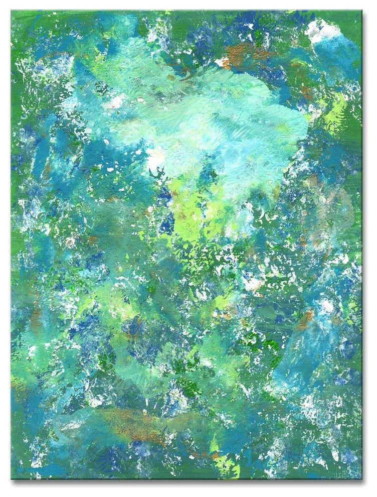 Ready2HangArt 'Seafoam' Canvas Wall Decor, 40"x30"