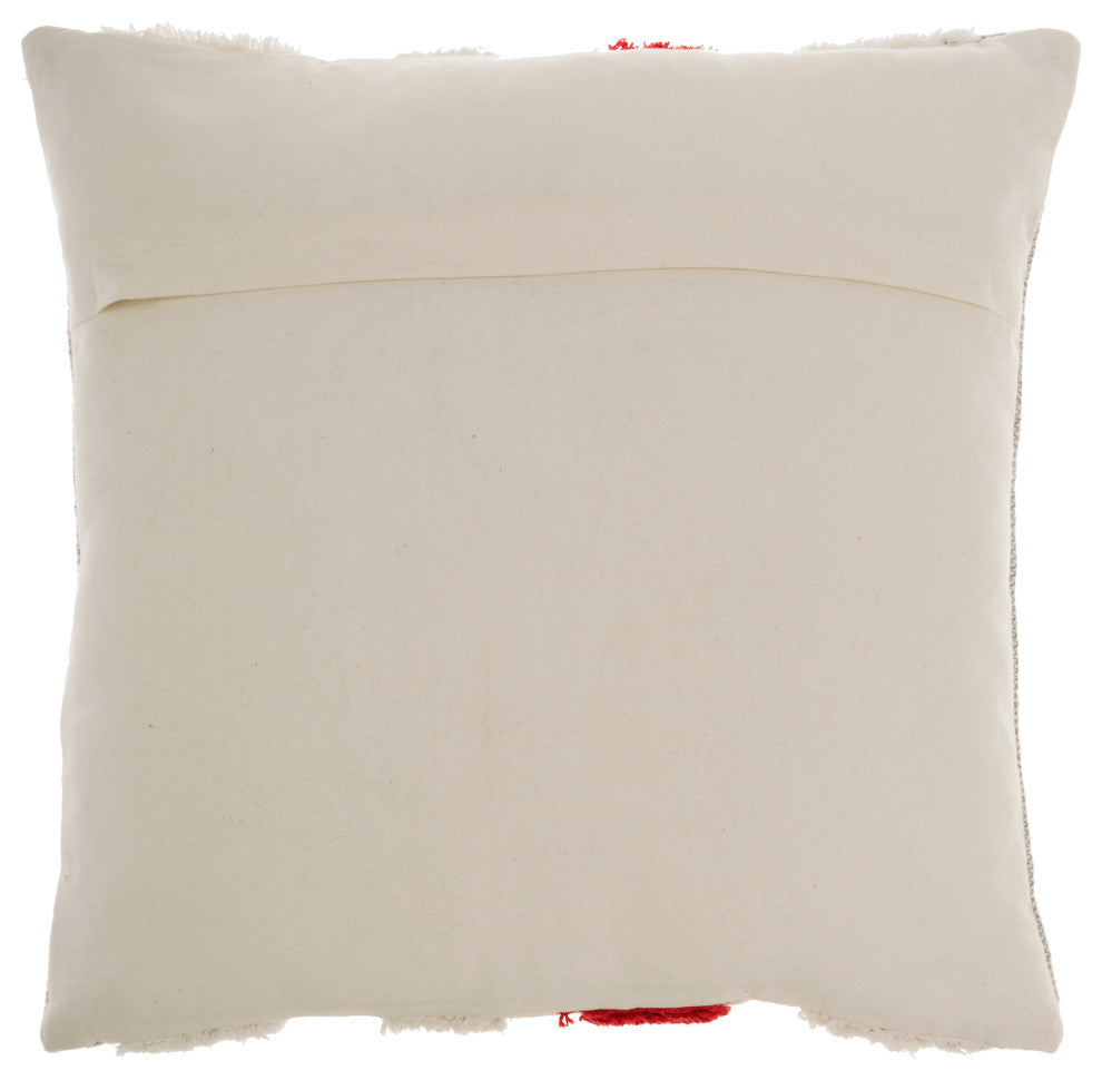 Mina Victory CN980 Throw Pillow, Hot Pink, 18" x 18"
