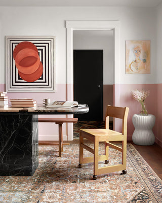 Durable Printed Wynter Area Rug by Loloi, Auburn/Multi, 2'-3" X 3'-9"
